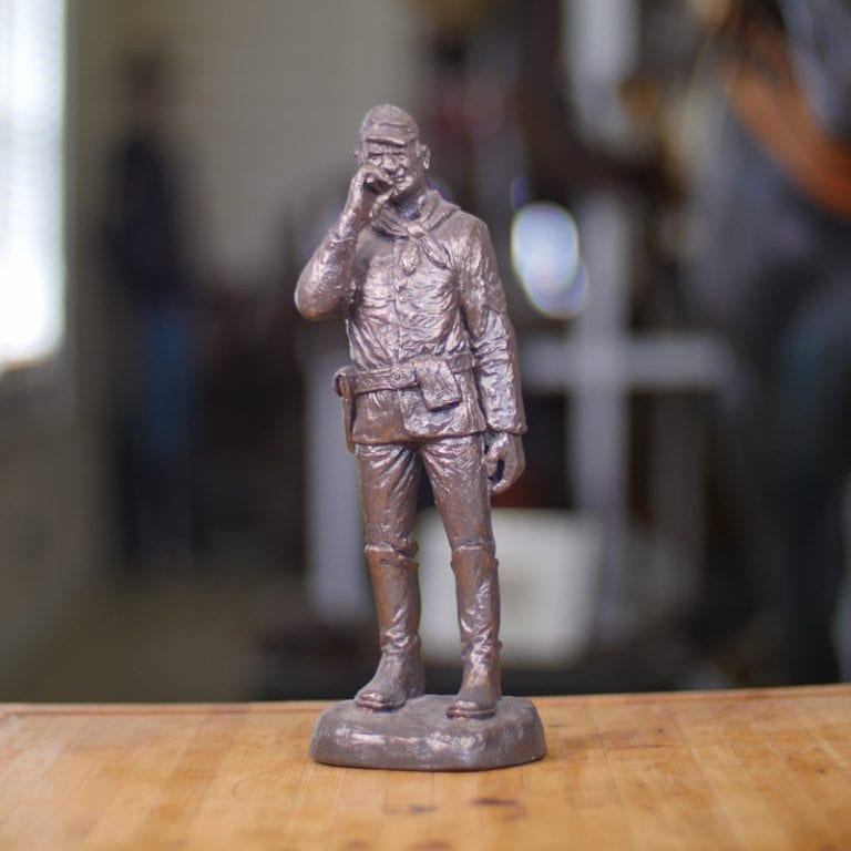 sgt statue front view