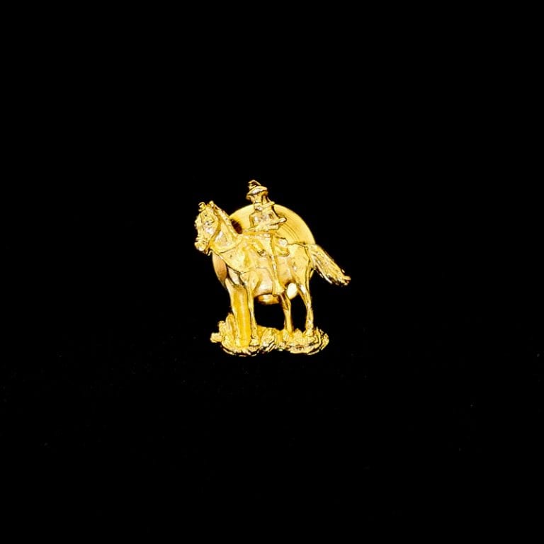 Gold Bill Tie Tack Horse Pin